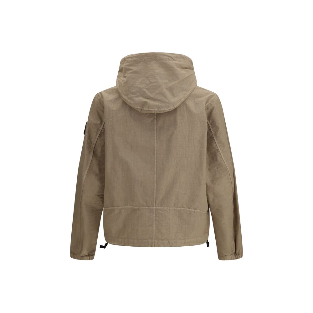 Stone Island Brown Polyamide Shell Jacket